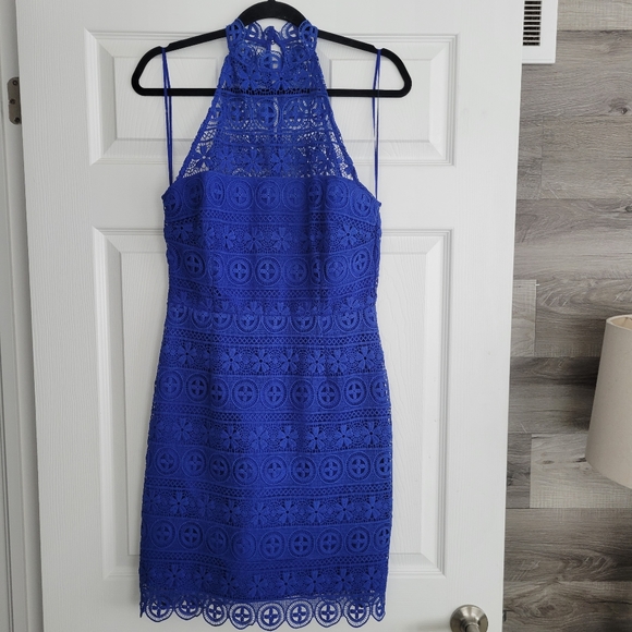 BB Dakota Blue Dress - size 4 - Picture 4 of 8